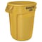 Rubbermaid Commercial 32 gal. Round Trash Can FG263200YEL - alternate 2